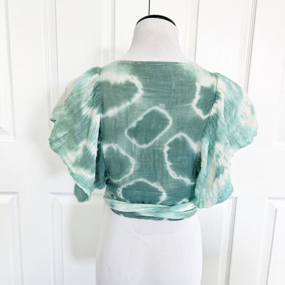 Jen's Pirate Booty Tie Dye Grenada Crop Top - Picture 4 of 8